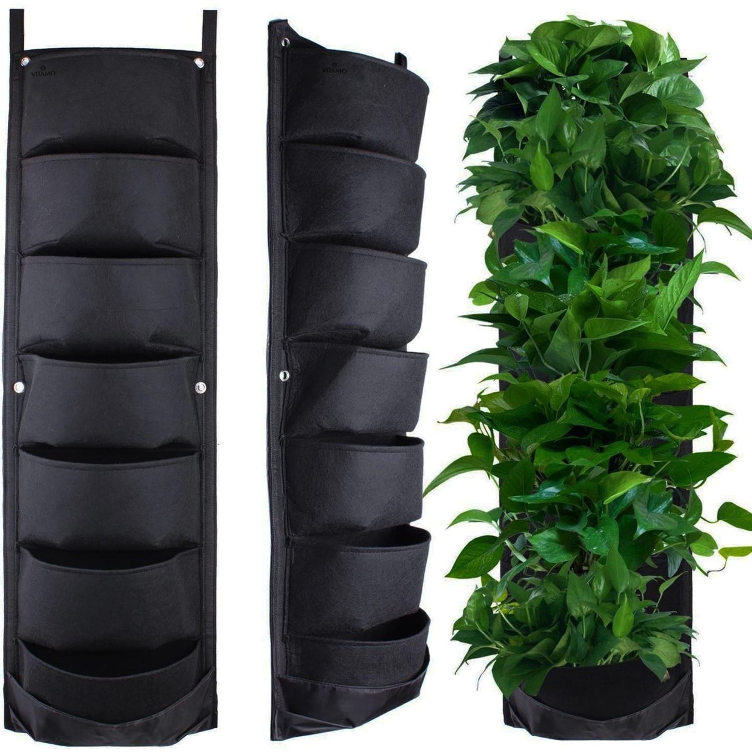 Hängende Pflanzentasche mit 7 geräumigen Fächern Plant, Potted Plant, Planter, Vase, Leaf