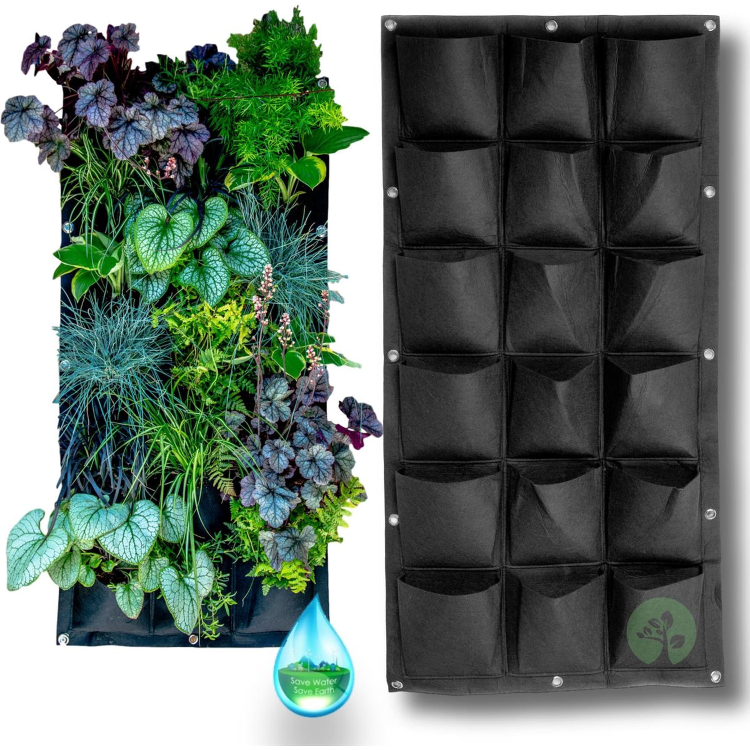 Hängende Pflanzentasche mit 18 geräumigen Fächern Plant, Potted Plant, Herbs, Planter, Herbal