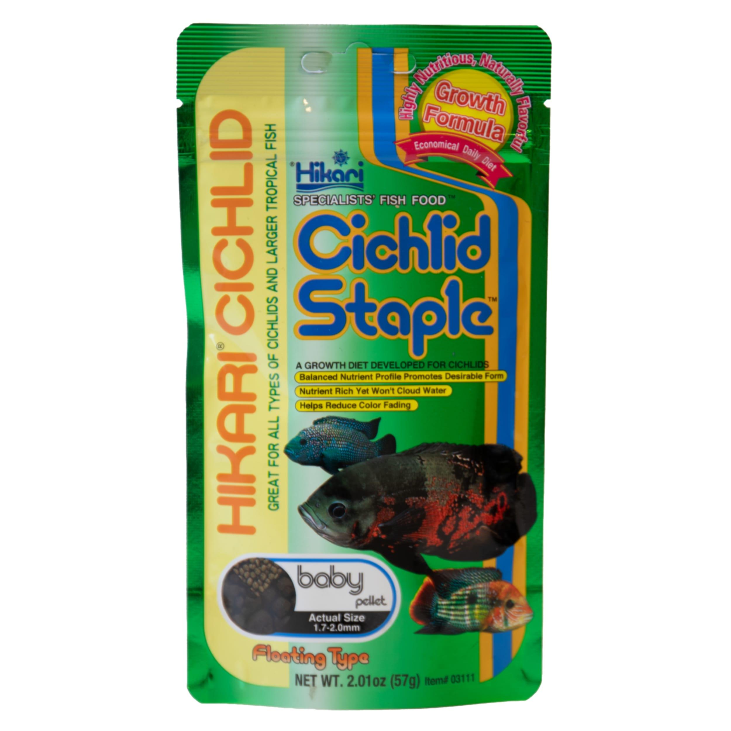 Cichlid Staple Mini 57 grams Animal, Fish, Sea Life, Bottle