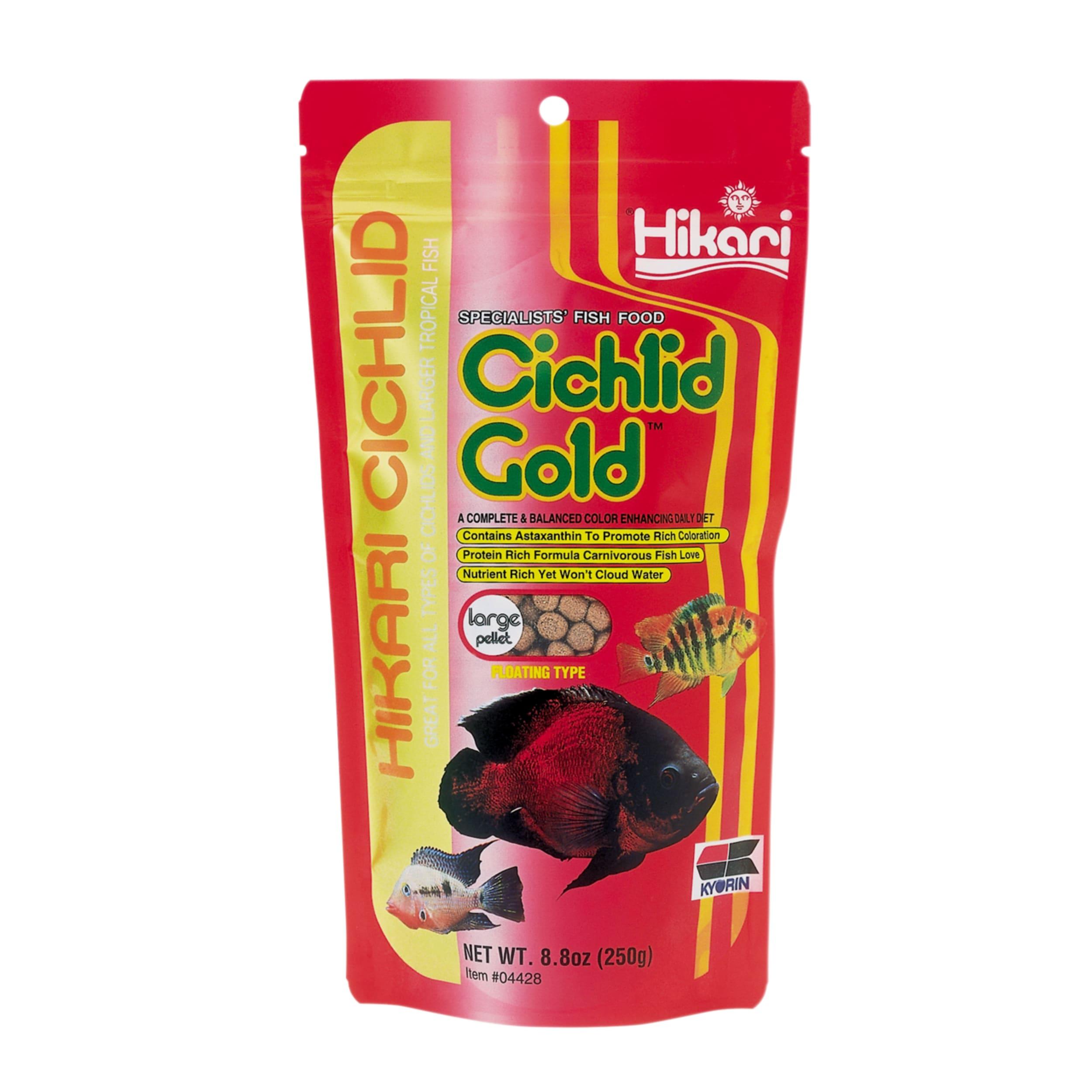 Cichlid Gold Large 250 grams Animal, Fish, Sea Life, Bottle