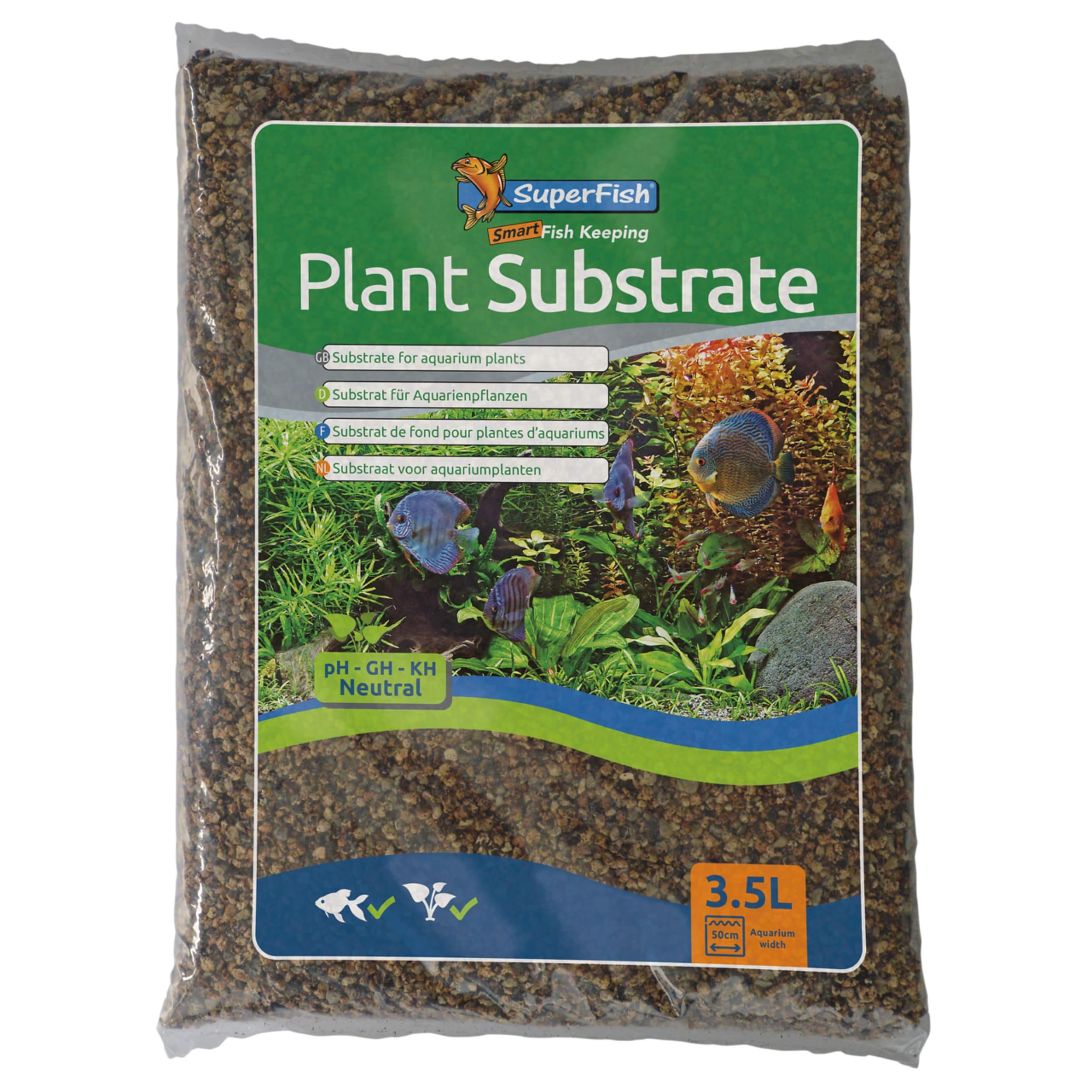 Aqua -Pflanzen -Substraat 3,5 l Herbal, Plant, Fish, Sea Life, Flax