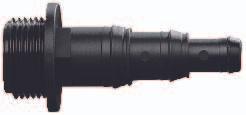 Afbeelding Slangpilaar 3-traps 1" x 25-20-13mm tule PP zwart door A2koi.nl