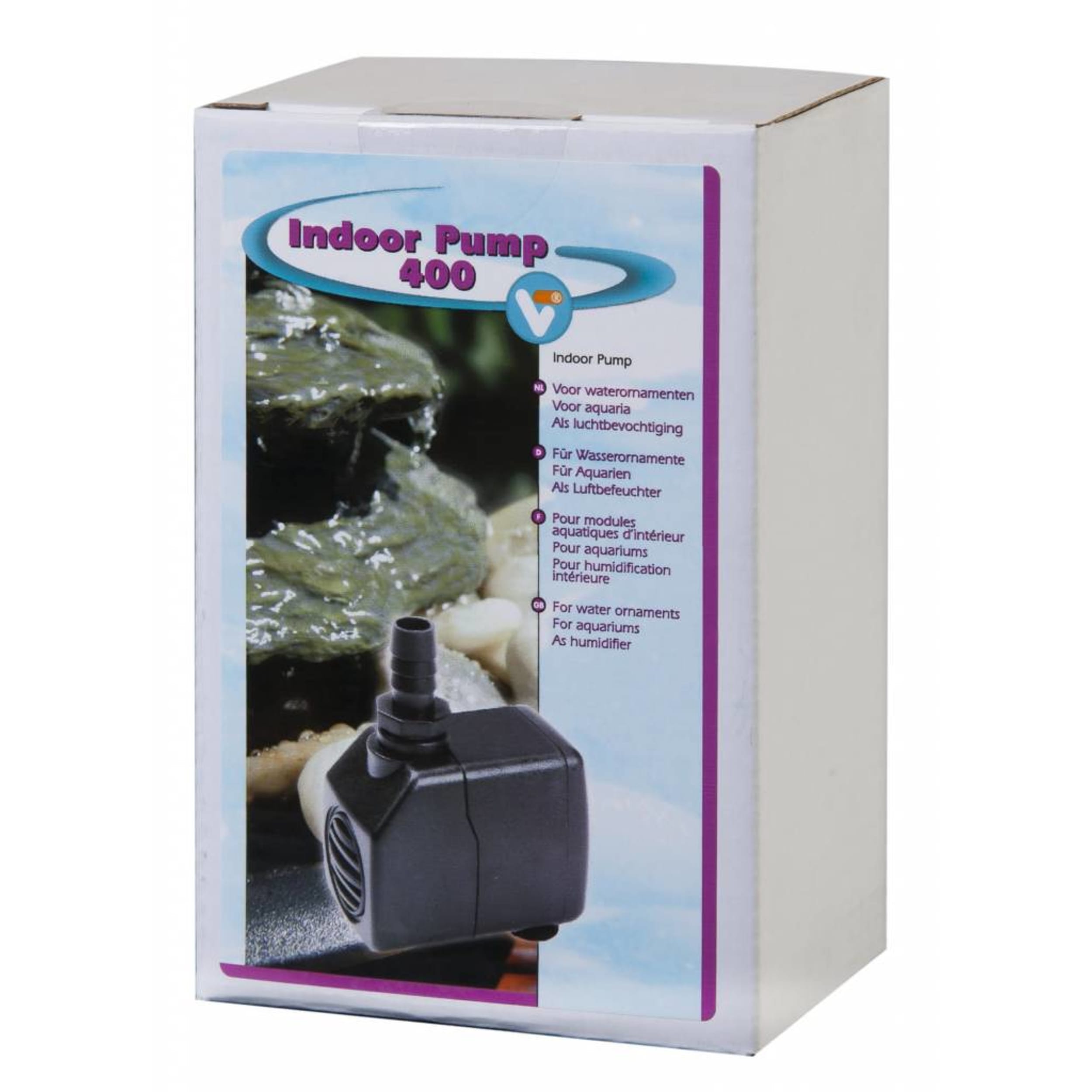 Fonteinpomp Indoor 400 Fles, Adapter, Elektronica