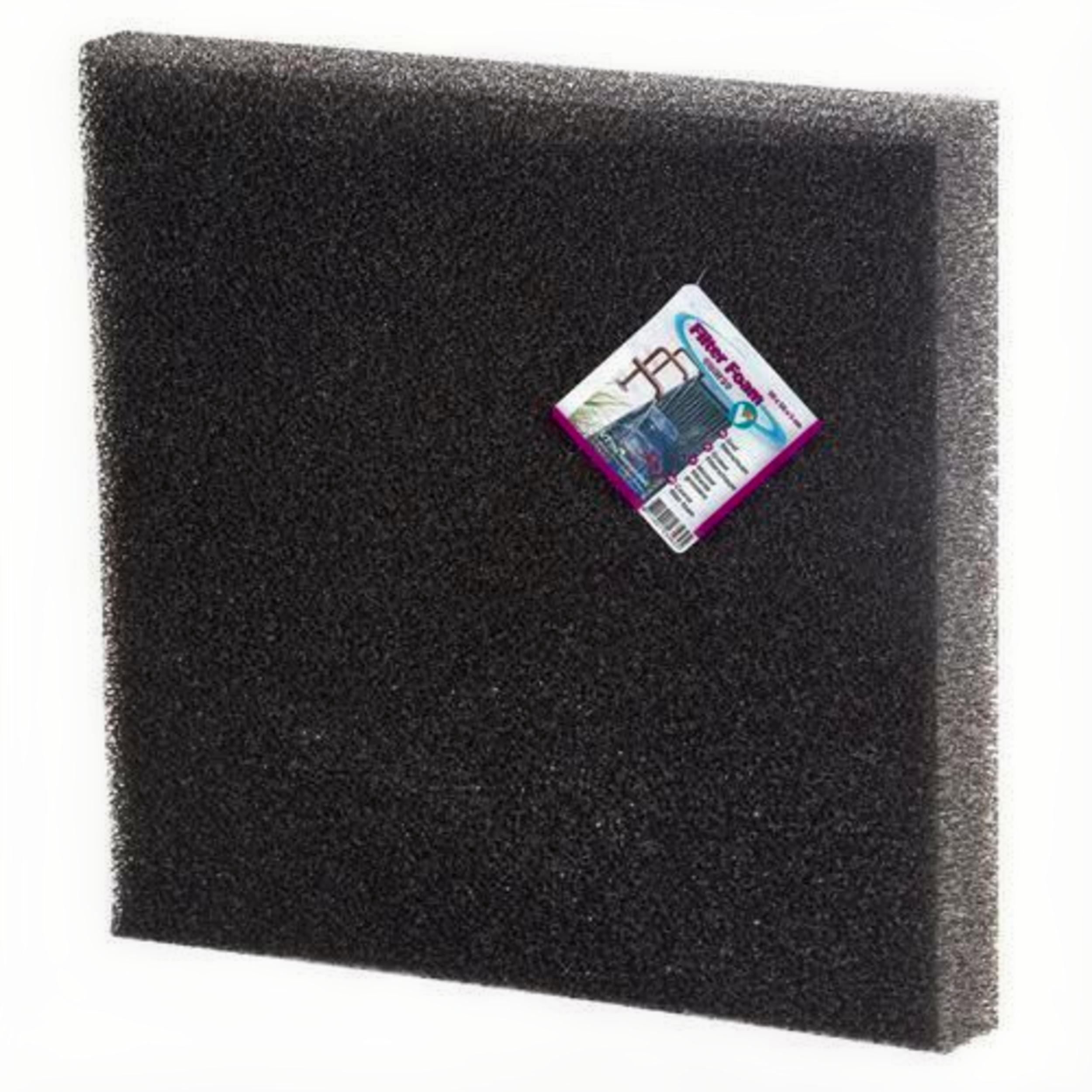 Filterschuim 50 x 50 x 5 cm Zwart - Grof Filterschuim 50 x 50 x 5 cm Zwart - Grof