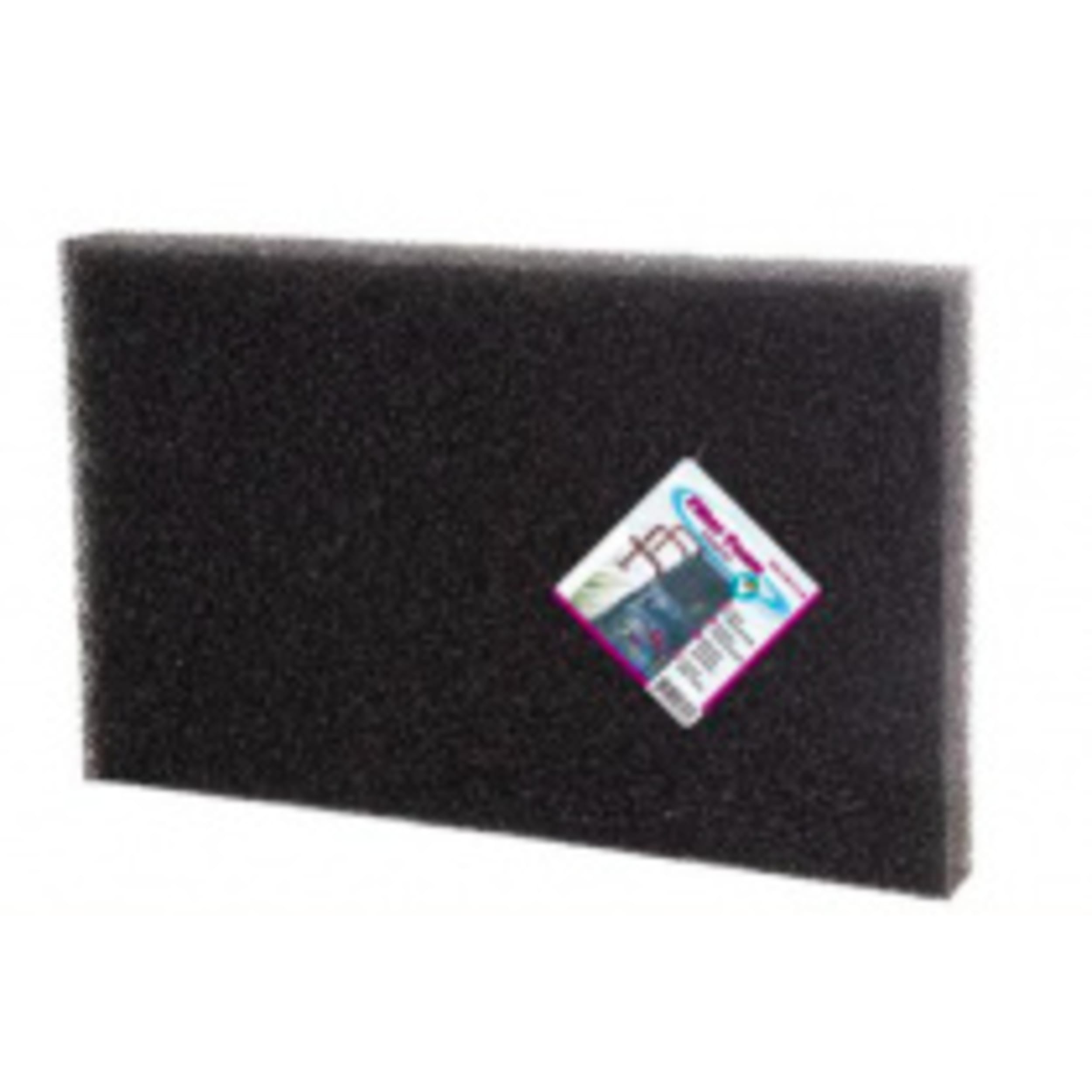 Filterschuim 100 x 50 x 2 cm Zwart - Grof Filterschuim 100 x 50 x 2 cm Zwart - Grof