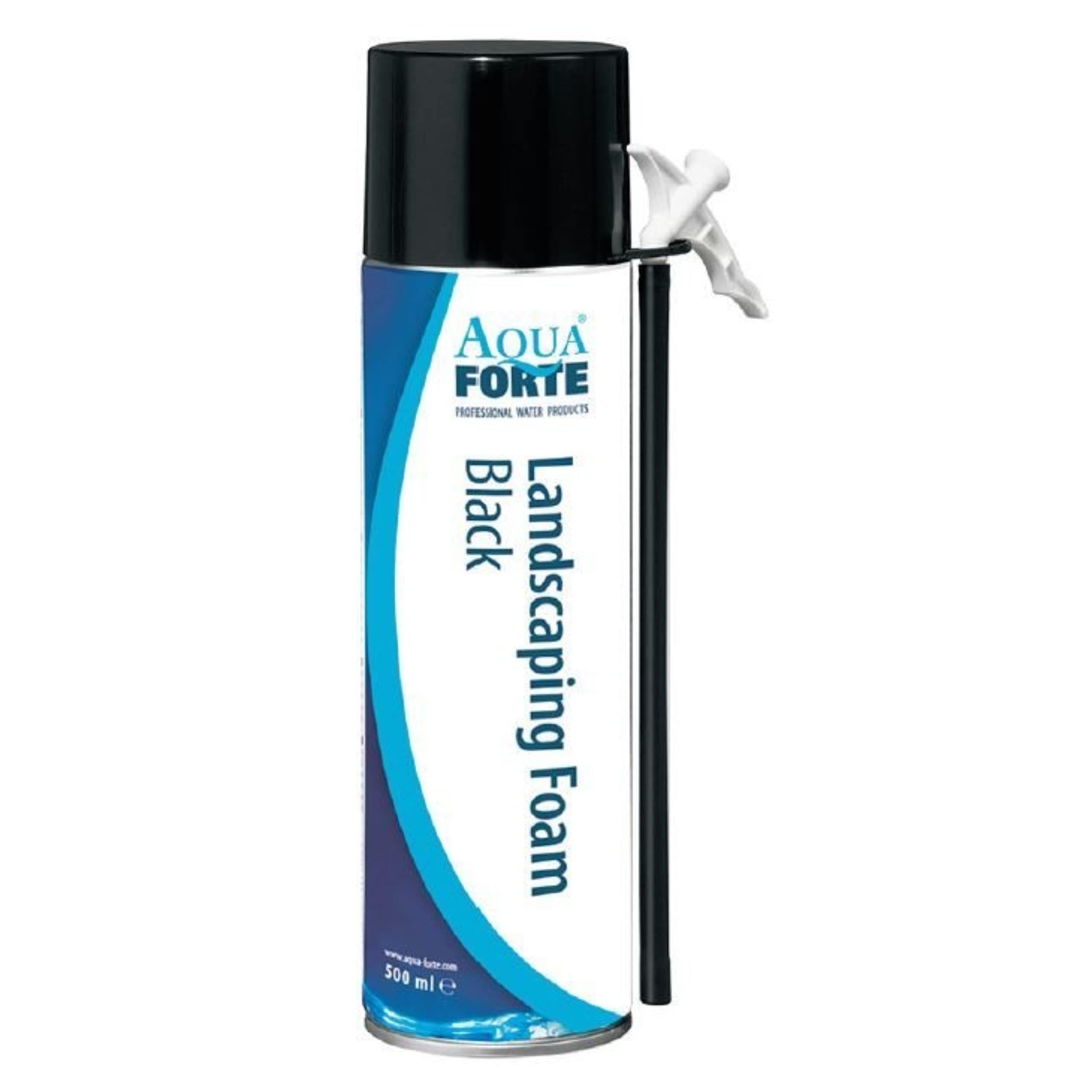 Zwarte PUR Schuim 500 ml Kan, Spuitbus, Tin, Fles